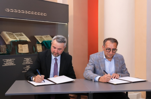 Ամերիաբանկը և Մատենադարանը ստորագրել են հուշագիր  «Մատյանների տունդարձը» ծրագրի շրջանակում (տեսանյութ, լուսանկար)